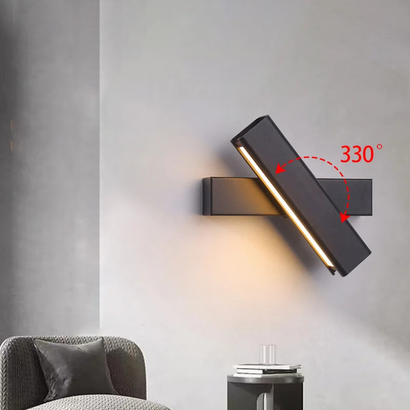 Rotatable Wall Lamp Nordic Modern Indoor LED Indoor Sconce Stair Fixture Corridor Aisle Bedside Study Reading Light Home Decor
Rotatable Wall Lamp Nordic Modern Indoor LED Indoor Sconce Stair Fixture Corridor Aisle Bedside Study Reading Light Home Decor