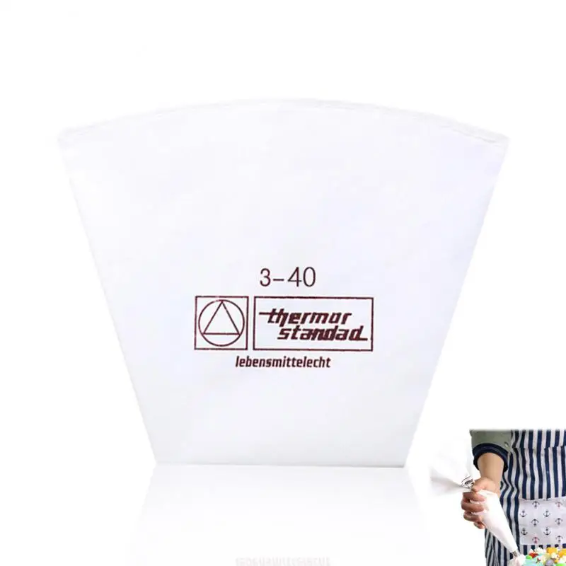 Pastry Bags Easy To Clean Reuse Polyester Cotton Decorating Tools Cloth Piping Bag Health And Safety Preferred Material White
Pastry Bags Easy To Clean Reuse Polyester Cotton Decorating Tools Cloth Piping Bag Health And Safety Preferred Material White