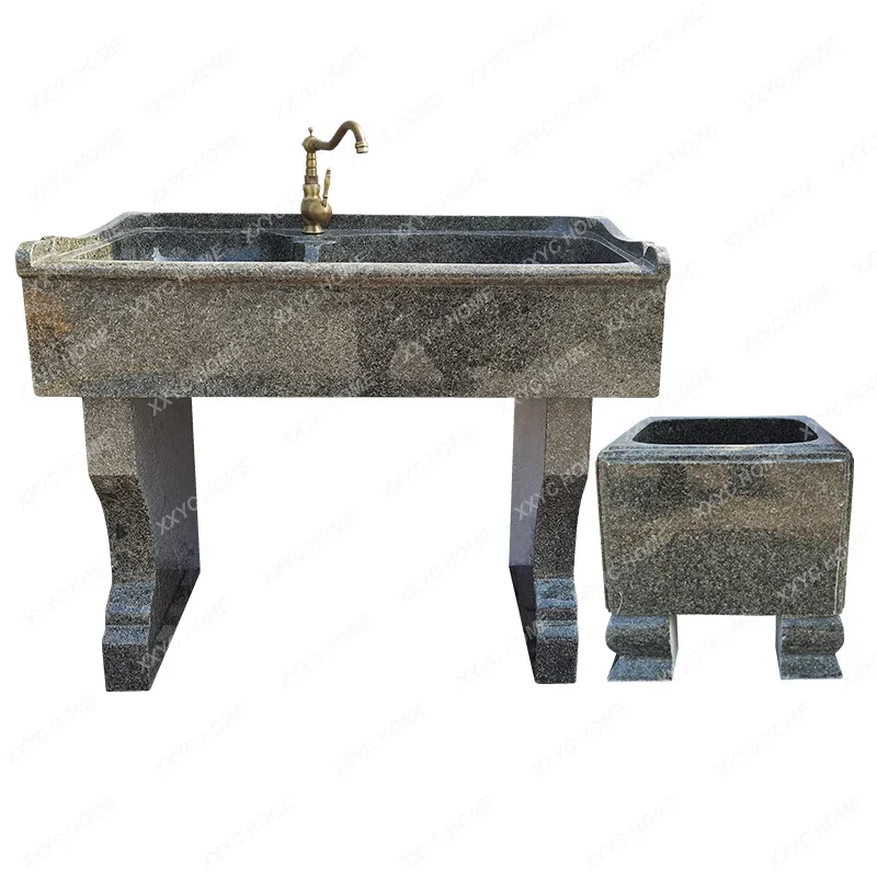 Indoor and Outdoor Marble Balcony with Washboard Integrated Sink Whole Stone Basin Stone Granite Laundry Tub Household
Indoor and Outdoor Marble Balcony with Washboard Integrated Sink Whole Stone Basin Stone Granite Laundry Tub Household