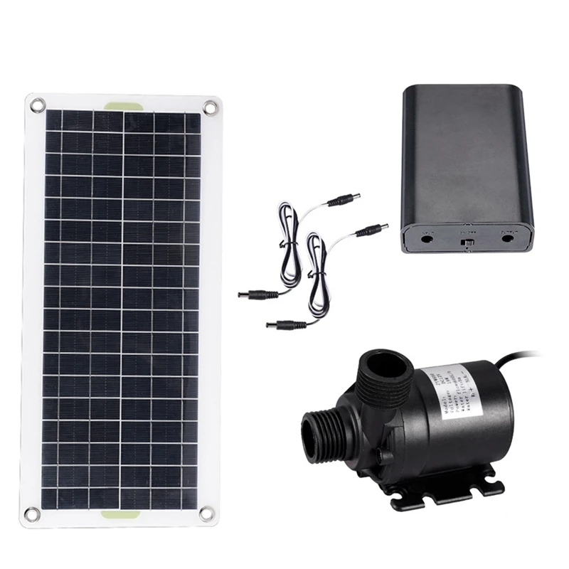50W Solar Water Pump 800L/H DC12V Low Noise Solar Water Fountain Pump For Family Garden Water Fountain Irrigation Pump
50W Solar Water Pump 800L/H DC12V Low Noise Solar Water Fountain Pump For Family Garden Water Fountain Irrigation Pump