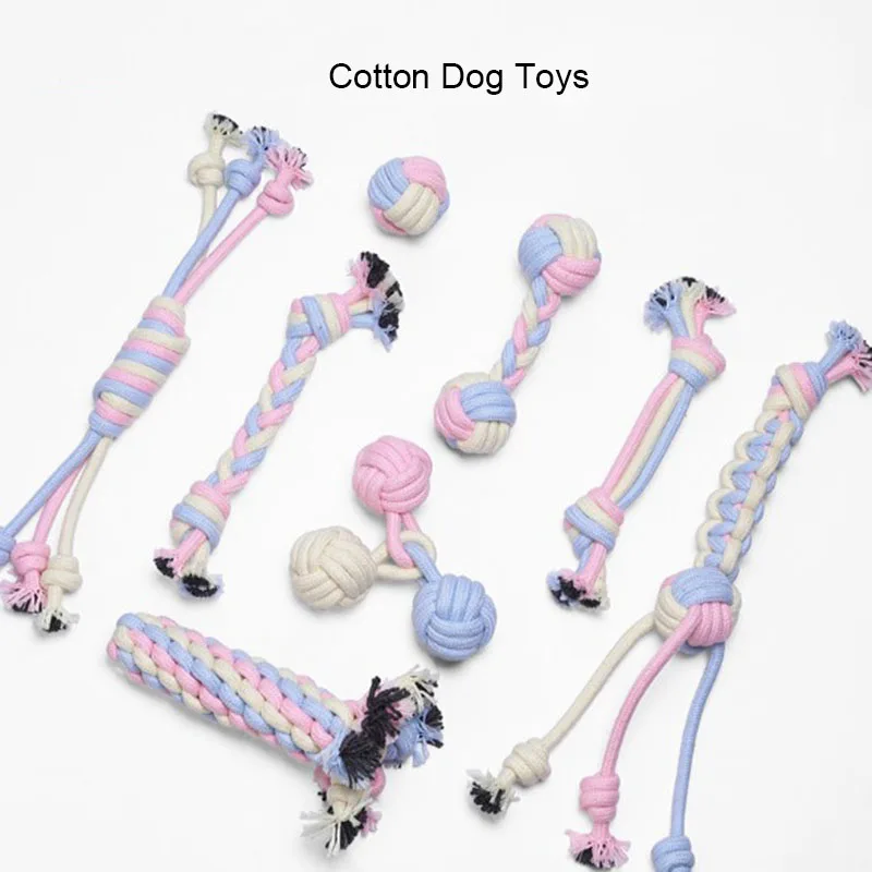 Cotton Dog Toys Puppy Cotton Chew Knot Toy pet supplies Dog Cat Durable Braided Bone Rope Toy Tooth Cleaning Care
Cotton Dog Toys Puppy Cotton Chew Knot Toy pet supplies Dog Cat Durable Braided Bone Rope Toy Tooth Cleaning Care