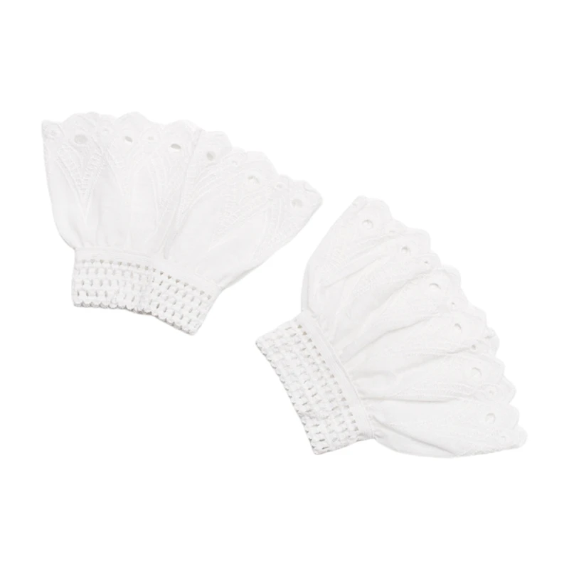 Vintage Womens Pleated Decorated Horn Cuffs Hollow Out Embroidery Floral Lace Fake Sleeves Elastic Double Layer
Vintage Womens Pleated Decorated Horn Cuffs Hollow Out Embroidery Floral Lace Fake Sleeves Elastic Double Layer