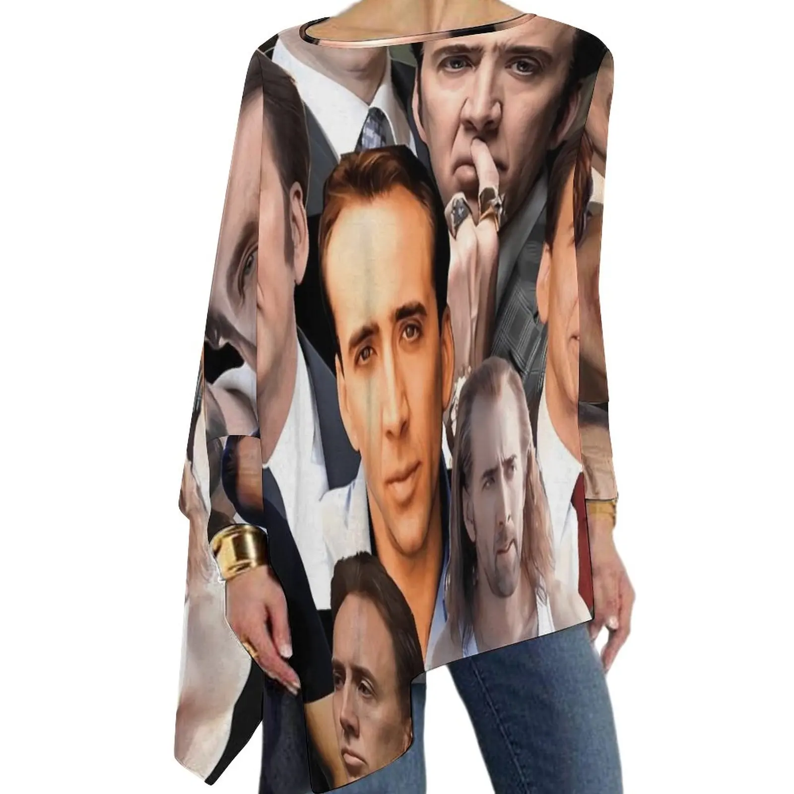 Nicolas Cage Photo T Shirt Famous Actor Fashion Long-Sleeve T Shirts Design Tee Shirt Women Winter Top Tees Big Size 5XL 6XL
Nicolas Cage Photo T Shirt Famous Actor Fashion Long-Sleeve T Shirts Design Tee Shirt Women Winter Top Tees Big Size 5XL 6XL