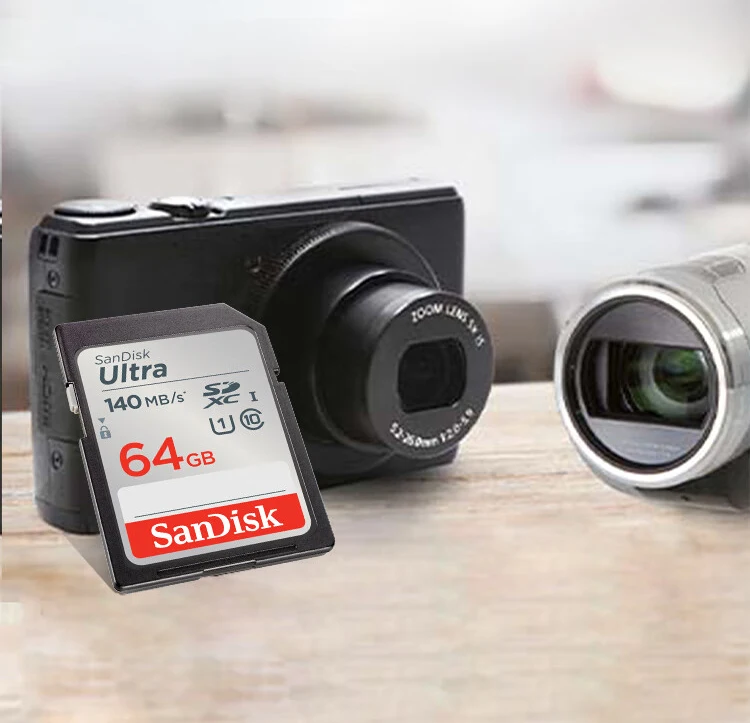 Cartão SD SanDisk Ultra SDHC SDXC C10, Max 120 Mbps: 32GB - 64GB - 128GB - 256GB - 512GB Cartão SD SanDisk Ultra SDHC SDXC C10, Max 120 Mbps: 32GB - 64GB - 128GB - 256GB - 512GB