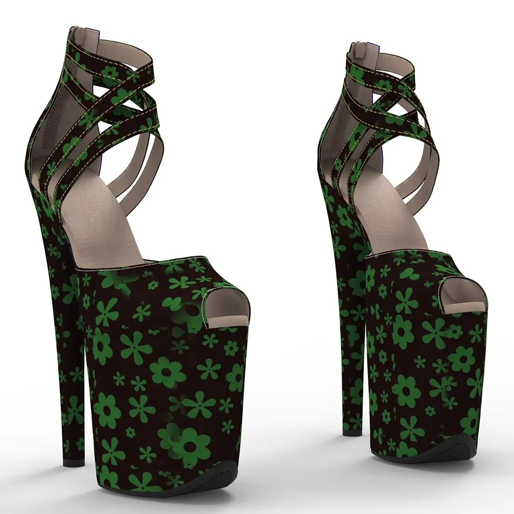 20cm/8inches Shiny PU Upper Electroplate Platform High Heel Sandals Sexy Model Shoes Pole Dance Shoes 326
20cm/8inches Shiny PU Upper Electroplate Platform High Heel Sandals Sexy Model Shoes Pole Dance Shoes 326