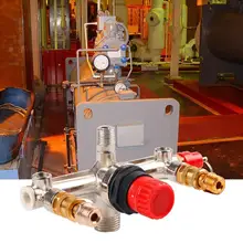 Air Compressor Double Outlet Tube Pressure Regulator Valve Switch Fittings Kit Suitable For Piston Compressor X1K2 
Air Compressor Double Outlet Tube Pressure Regulator Valve Switch Fittings Kit Suitable For Piston Compressor X1K2