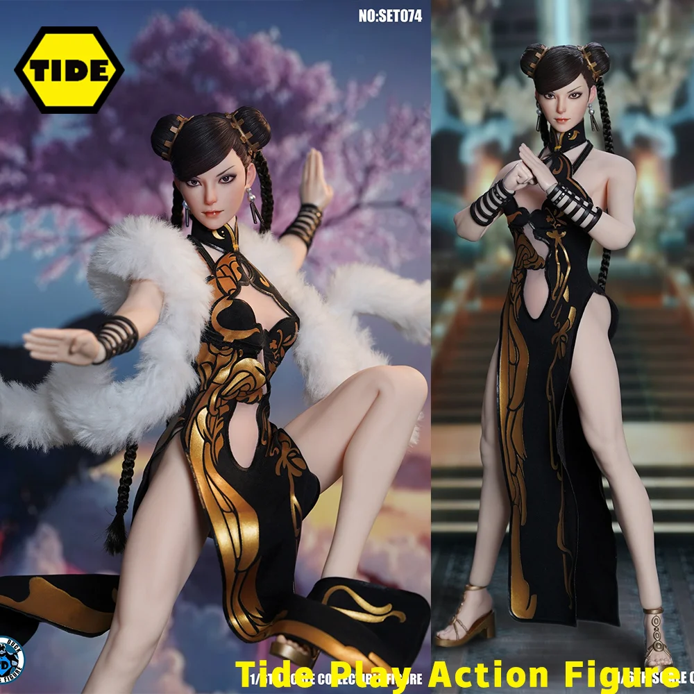SUPER DUCK SET074 1/6 Sexy Fighting Goddess Chunli Head Sculpt Clothes Accessory Set Model For 12'' Female Soldier Action Figure
SUPER DUCK SET074 1/6 Sexy Fighting Goddess Chunli Head Sculpt Clothes Accessory Set Model For 12'' Female Soldier Action Figure