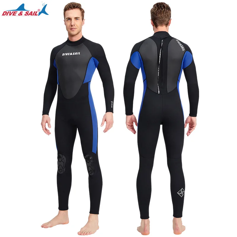 

Men Diving Suit 3MM Neoprene Diving Suit One-piece Surf Wetsuit Sunscreen Snorkeling Women Wetsuit Jellyfish Clothing