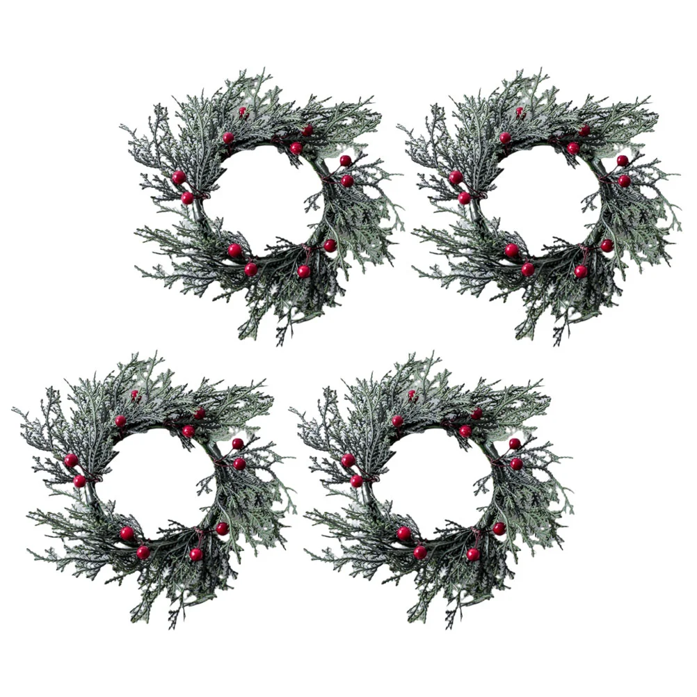 4 Pcs Christmas Garland Pillar Wreaths Rings The Artificial Plants & Flowers Pvc Xmas Holder Tale Garlands
4 Pcs Christmas Garland Pillar Wreaths Rings The Artificial Plants & Flowers Pvc Xmas Holder Tale Garlands