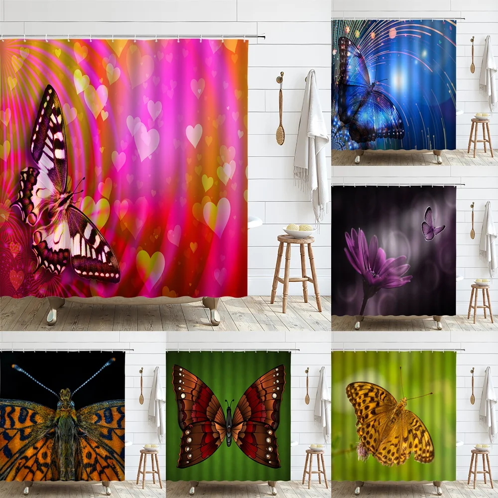 Flower Butterfly Shower Curtain Floral Wings Animal Fantasy Spring Nature Garden Plant Woman Fabric Bathroom Decor Curtains Home
Flower Butterfly Shower Curtain Floral Wings Animal Fantasy Spring Nature Garden Plant Woman Fabric Bathroom Decor Curtains Home