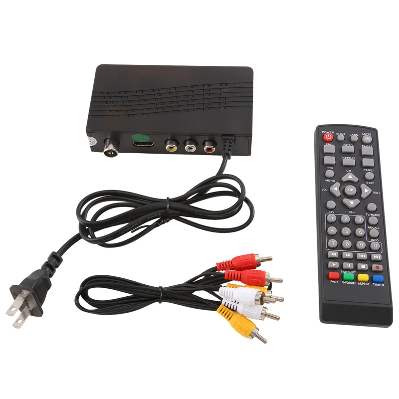 Цифровой ТВ-тюнер HD99 FTA DVB T2 H.264 ТВ-приемник Full HD DVBT2 видеодекодер черный вилка стандарта США
Цифровой ТВ-тюнер HD99 FTA DVB T2 H.264 ТВ-приемник Full HD DVBT2 видеодекодер черный вилка стандарта США