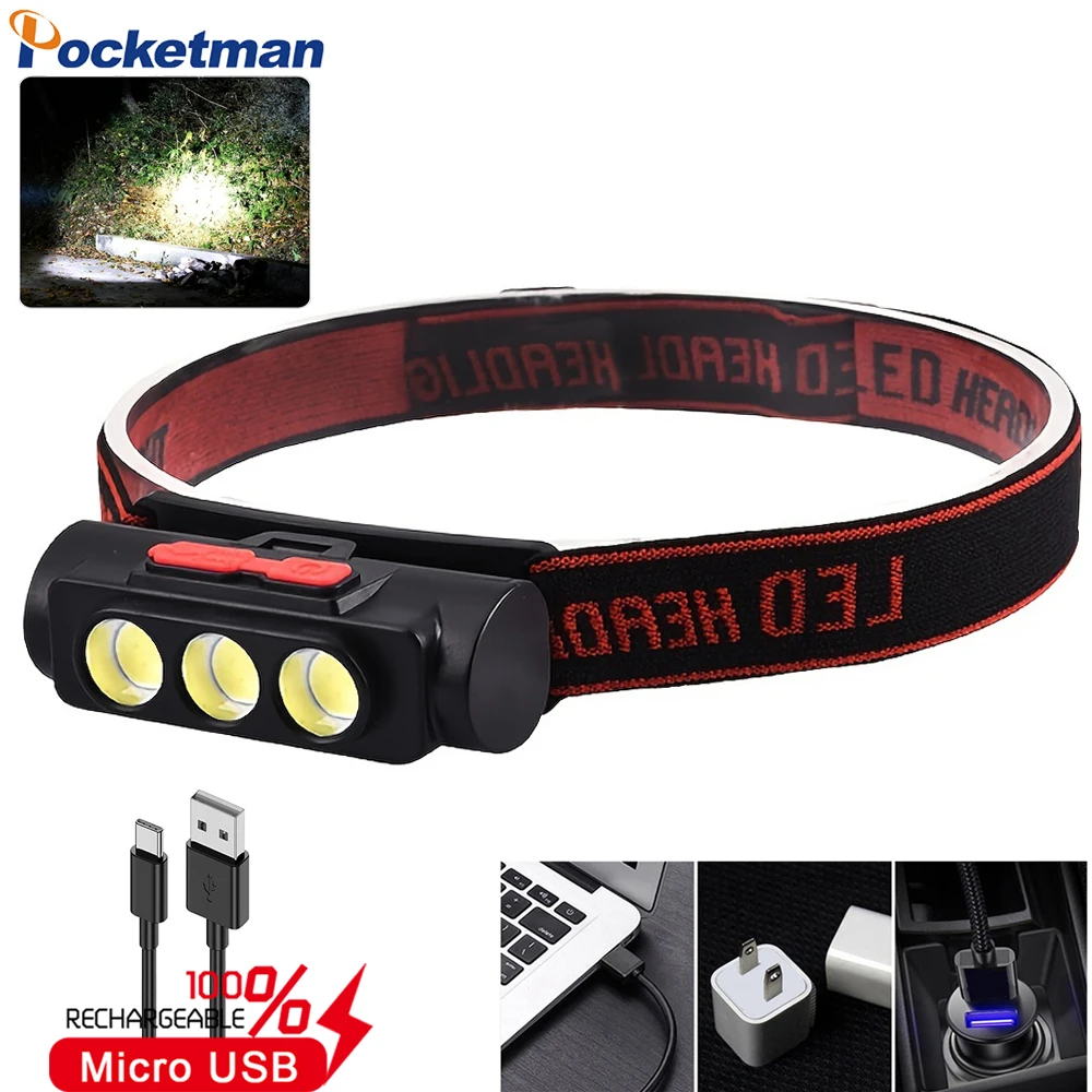 High Power COB Headlamp Mini Headlight Type-C USB Rechargeable Head Flashlight Waterproof Head Torch for Camping Hiking Fishing
High Power COB Headlamp Mini Headlight Type-C USB Rechargeable Head Flashlight Waterproof Head Torch for Camping Hiking Fishing