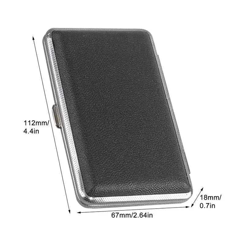 Étui en cuir pour homme et femme, boîte à cigares mince, accessoires en métal, Laguna UP, Tenir 14/20 6