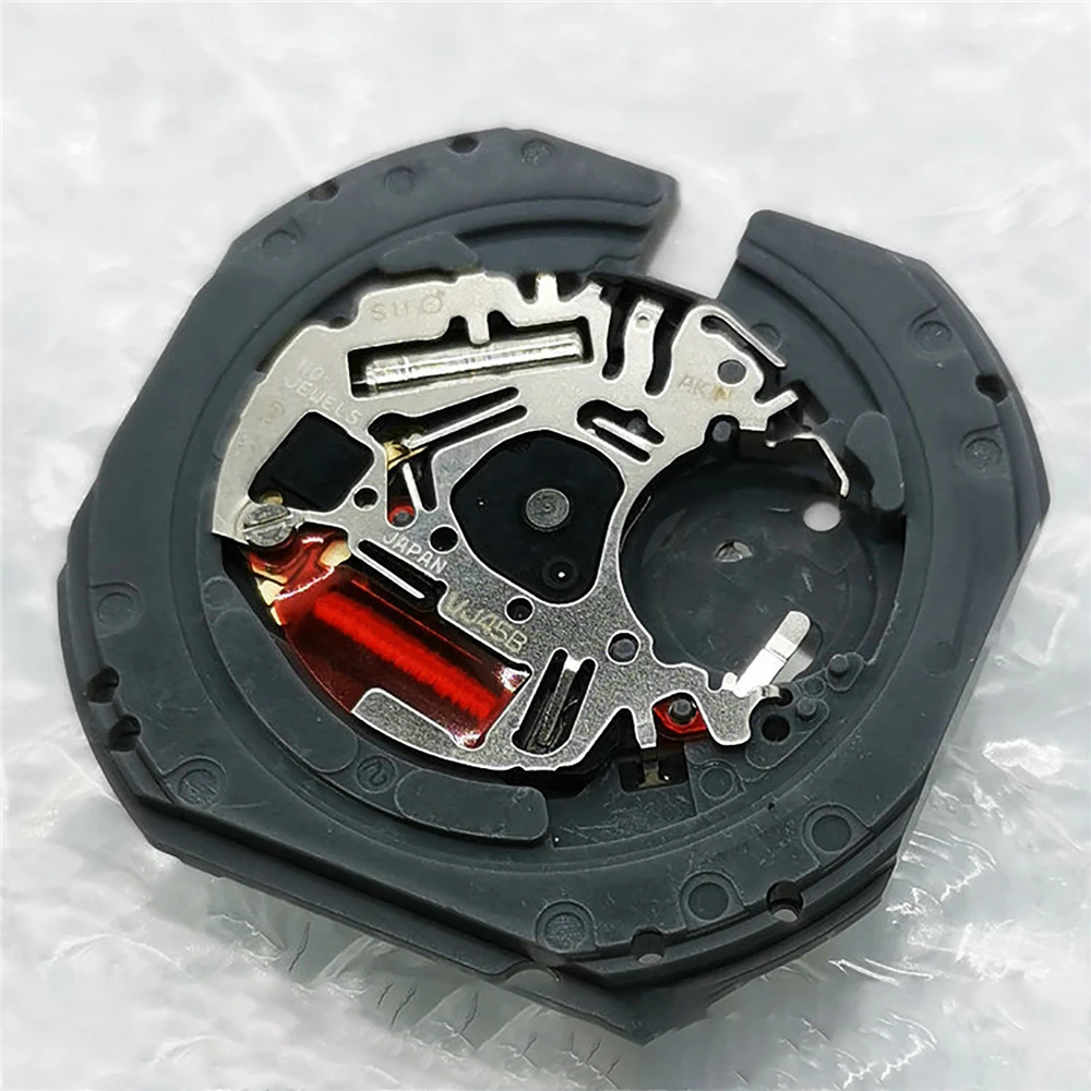 

Новый японский двойной календарь VJ45B, кварцевый механизм, 3-контактный сменный часовой механизм, запасные части для часов