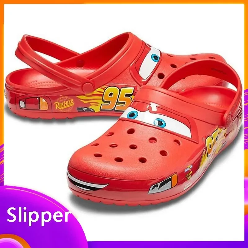 Light-Ning Mc-Queen Adult Slippers Cartoon Cute Man Woman Waterproof Outdoor Sandals Casual Breathable Ankle-Wrap Eva Shoes Gift
Light-Ning Mc-Queen Adult Slippers Cartoon Cute Man Woman Waterproof Outdoor Sandals Casual Breathable Ankle-Wrap Eva Shoes Gift
