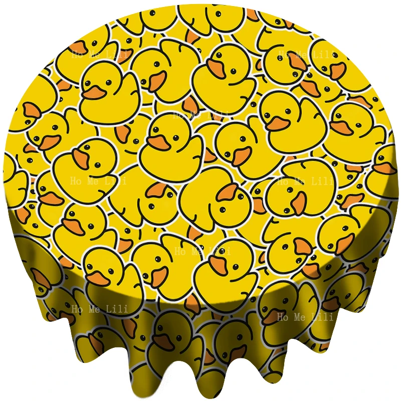 Happy Rubber Bathing Cartoon Yellow Duck Seamless Pattern Watercolor Bull Skull With Flowers And Feathers Round Tablecloth
Happy Rubber Bathing Cartoon Yellow Duck Seamless Pattern Watercolor Bull Skull With Flowers And Feathers Round Tablecloth