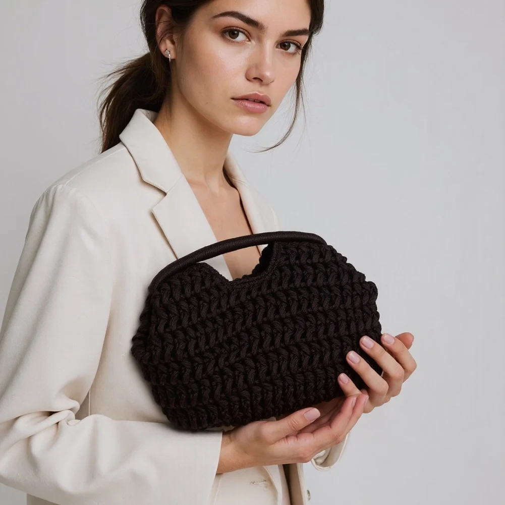 Elegant Woven Raffia Clutch Bag - Summer Fashion Handbag for Evening & Travel 9 Sf1b3da1d42064dc39d34b6b866f7a7e3E
