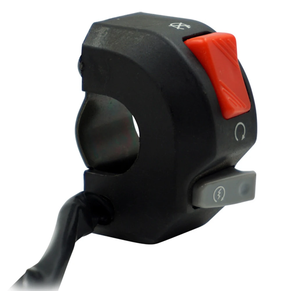 

7/8" Motorcycle Handlebar Fog Headlight Horn Start Kill Switch ON OFF Button 12V Starter Circuit Changer Auto Parts