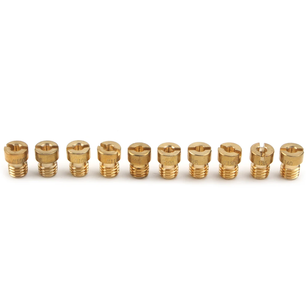 10Pcs/Set M5 Thread Motorcycle Main Jet Kit Carburetor 100-140 Size Injector Nozzle Motorbike Replacement Parts
10Pcs/Set M5 Thread Motorcycle Main Jet Kit Carburetor 100-140 Size Injector Nozzle Motorbike Replacement Parts