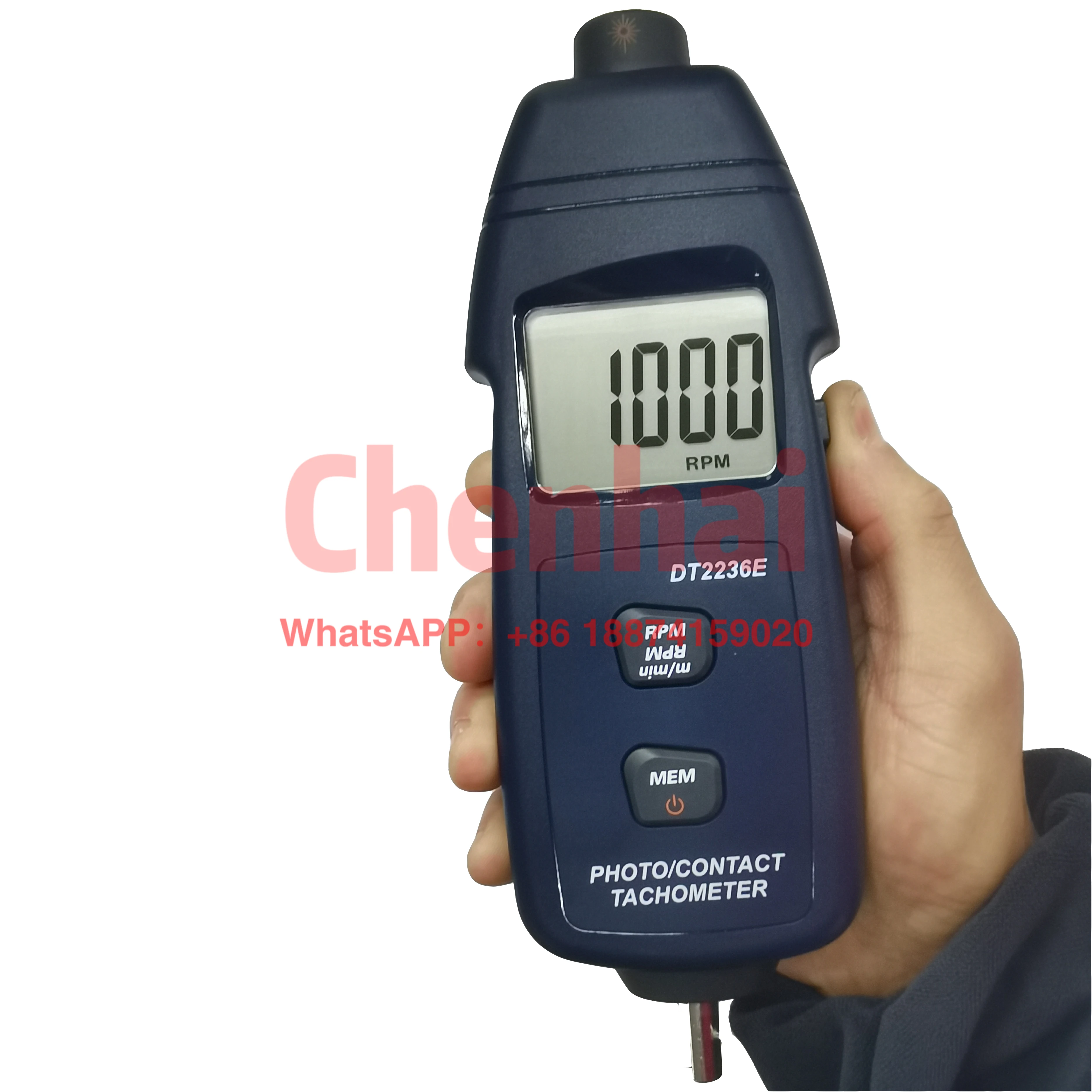 Dual Use Tachometer Non Contact and Contact Measurement with 5 Digit Large Screen LCD Display
Dual Use Tachometer Non Contact and Contact Measurement with 5 Digit Large Screen LCD Display
