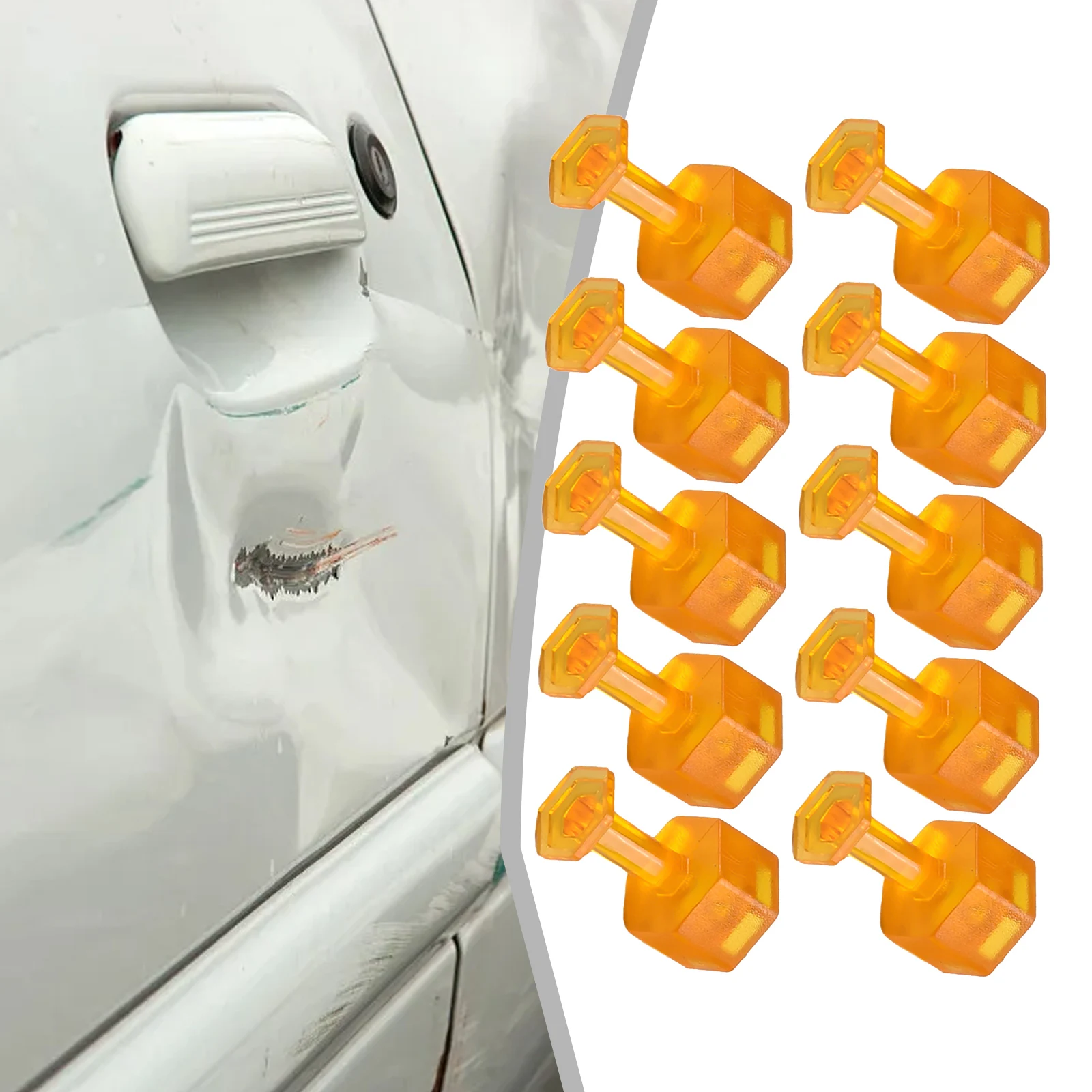 10pcs/set Universal Glue Tabs Dent Removal Tools Small/Middle/Large Style Universal Auto Paintless Dent Repair Maintenance Tool
10pcs/set Universal Glue Tabs Dent Removal Tools Small/Middle/Large Style Universal Auto Paintless Dent Repair Maintenance Tool