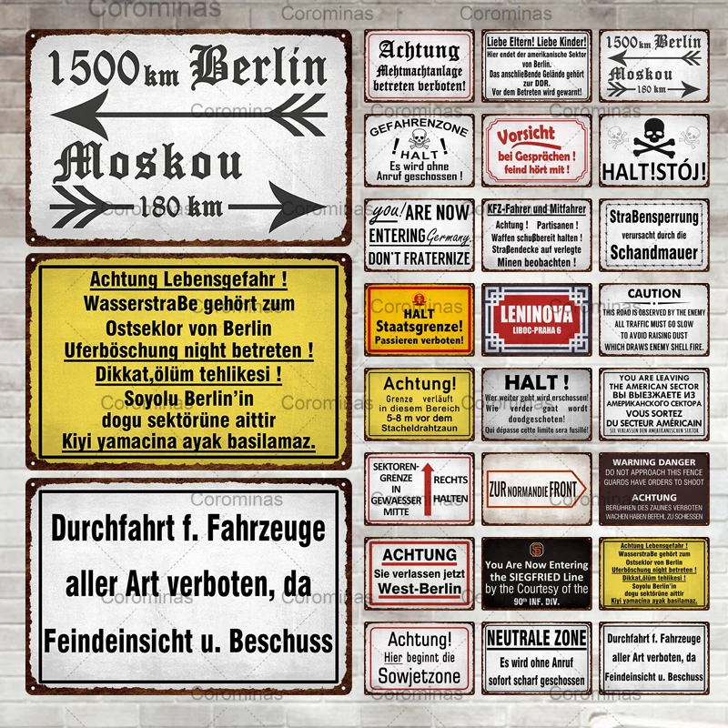Vintage Berlin City License Plate War Tin Signs Signpost Store Bar Wall Art Decoration Metal Sign Home Decor 3D Painting Plaques
Vintage Berlin City License Plate War Tin Signs Signpost Store Bar Wall Art Decoration Metal Sign Home Decor 3D Painting Plaques
