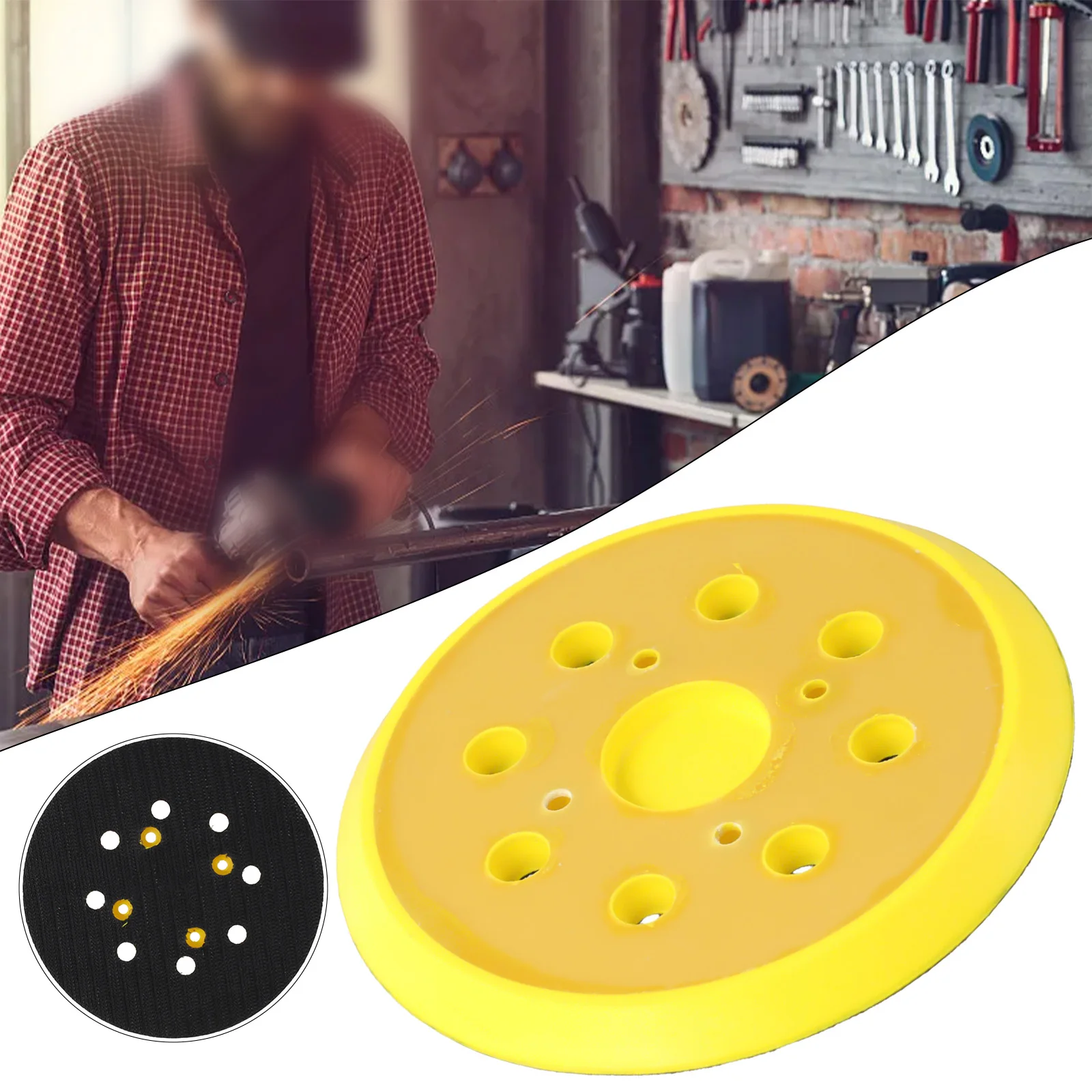 5" 125mm 8 Holes Polishing Pad Polishing Pad Random Orbital Sander Durable And Practical Grinding Pad High Quality
5" 125mm 8 Holes Polishing Pad Polishing Pad Random Orbital Sander Durable And Practical Grinding Pad High Quality