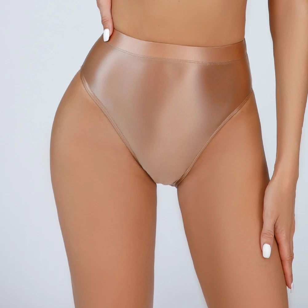 Women's Underwear Shiny Glossy Briefs Wet Look Knickers Solid High Waisted Panties Underpants Seamless Briefs Tanga Thong
Women's Underwear Shiny Glossy Briefs Wet Look Knickers Solid High Waisted Panties Underpants Seamless Briefs Tanga Thong