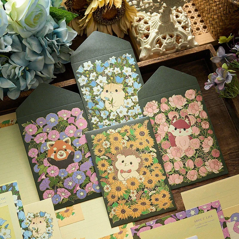 12pcs Bronzing Floral Envelopes Set Letter Pads Set Wedding Party Invitation Cards Cover Cute Sealing Stickers Korean Stationery
12pcs Bronzing Floral Envelopes Set Letter Pads Set Wedding Party Invitation Cards Cover Cute Sealing Stickers Korean Stationery