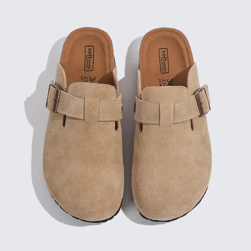New Summer Cork Clogs Slippers Birken Sandals Classic Soft Footbed Suede Sandals With Arch Support Adjustable Buckle Sandals
New Summer Cork Clogs Slippers Birken Sandals Classic Soft Footbed Suede Sandals With Arch Support Adjustable Buckle Sandals