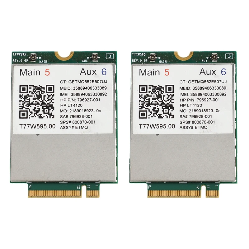 2 шт. Lt4120 X5 LTE T77W595 796928-001 4G WWAN M.2 150 Мбит/с LTE модем для HP Elite X2 840 850 G3 640 650 645 G2 зеленый
2 шт. Lt4120 X5 LTE T77W595 796928-001 4G WWAN M.2 150 Мбит/с LTE модем для HP Elite X2 840 850 G3 640 650 645 G2 зеленый