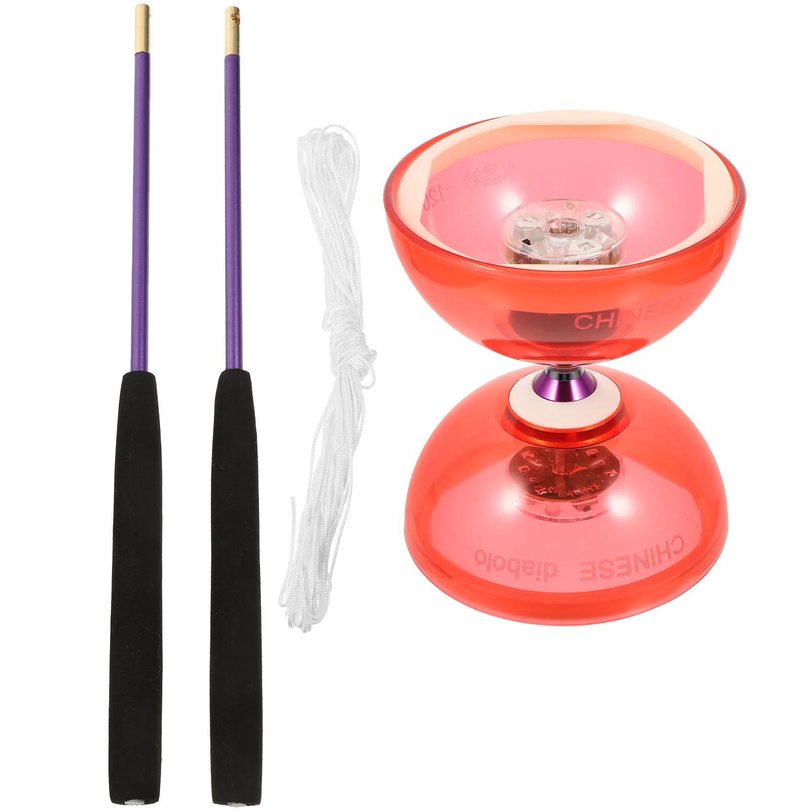 Diabolo S Jugglingdiabolos Sticks Games Camping Crystal Fitness Trick Flight Plaything Beginner Yoyo Chinese Bearing
Diabolo S Jugglingdiabolos Sticks Games Camping Crystal Fitness Trick Flight Plaything Beginner Yoyo Chinese Bearing
