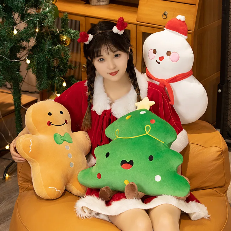 1pc 30/40/45cm Christmas Snowman Cookies Christmas Tree Plush Toy Throw Pillow Holiday Room Decoration Gift
1pc 30/40/45cm Christmas Snowman Cookies Christmas Tree Plush Toy Throw Pillow Holiday Room Decoration Gift