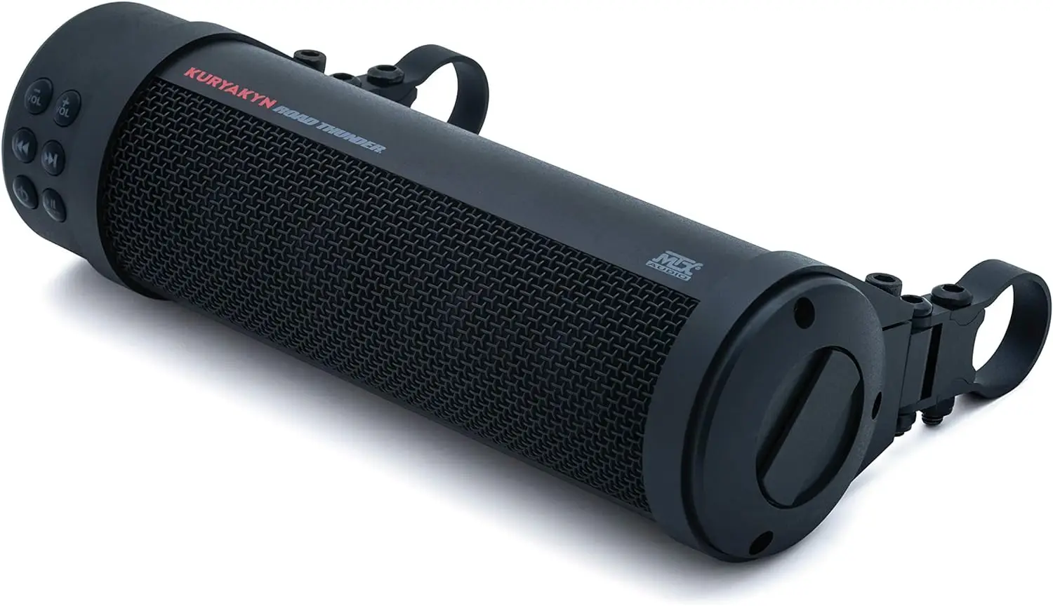 

2720 MTX Road Thunder Weather Resistant Motorcycle Sound Bar Plus: 300 Watt Handlebar Mounted Audio Speakers with Bluetooth