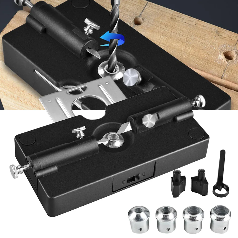 2 In 1 Round Wood Tenon Making Punch Locator Hole Drill Guide Locator Plate Black 6/8/10/12mm Center Pointer Power Tools
2 In 1 Round Wood Tenon Making Punch Locator Hole Drill Guide Locator Plate Black 6/8/10/12mm Center Pointer Power Tools