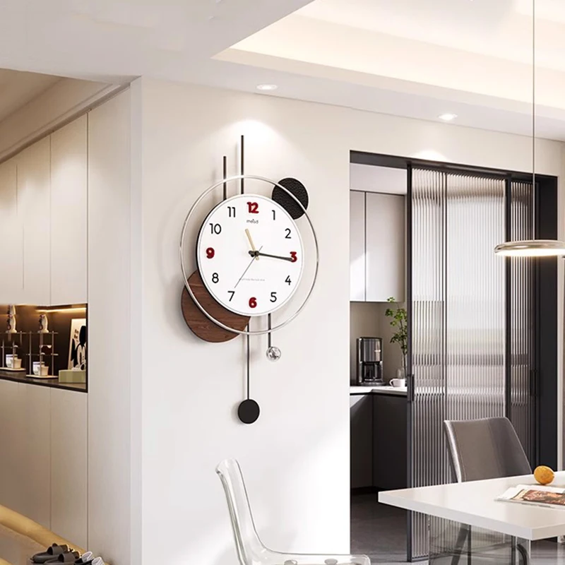 Battery Luminous Wall Clocks Pendulum Quiet Modern Metal Wall Clock Living Room Reloj De Pared Para Sala Wall Decoration
Battery Luminous Wall Clocks Pendulum Quiet Modern Metal Wall Clock Living Room Reloj De Pared Para Sala Wall Decoration