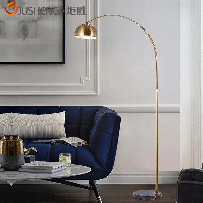 Jusheng American light luxury gold floor lamp bedroom living room study bedside table lamp marble vertical table lamp
Jusheng American light luxury gold floor lamp bedroom living room study bedside table lamp marble vertical table lamp