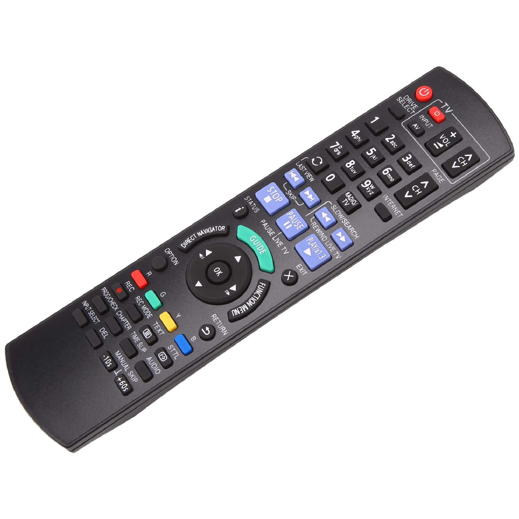 

Remote Control Smart Remote N2QAYB000980 for Panasonic Blu-Ray DVD Player Remote Control