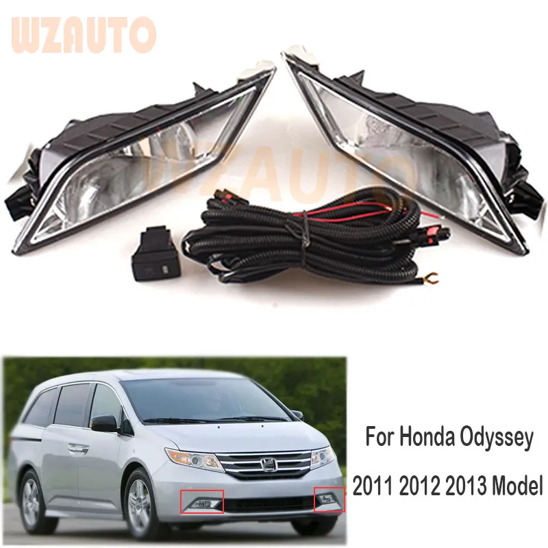 Car Front Bumper Lamp Daytime Running Light Fog Light Assembly Wiring Harness Kit For Honda Odyssey 2011 2012 2013
Car Front Bumper Lamp Daytime Running Light Fog Light Assembly Wiring Harness Kit For Honda Odyssey 2011 2012 2013