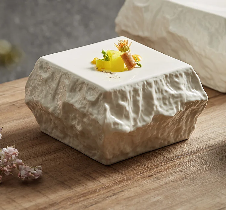 Irregular Stone-Shaped Plate Dishes Hotel Restaurant Club Western Food Plate Plate Dish Tableware
Irregular Stone-Shaped Plate Dishes Hotel Restaurant Club Western Food Plate Plate Dish Tableware