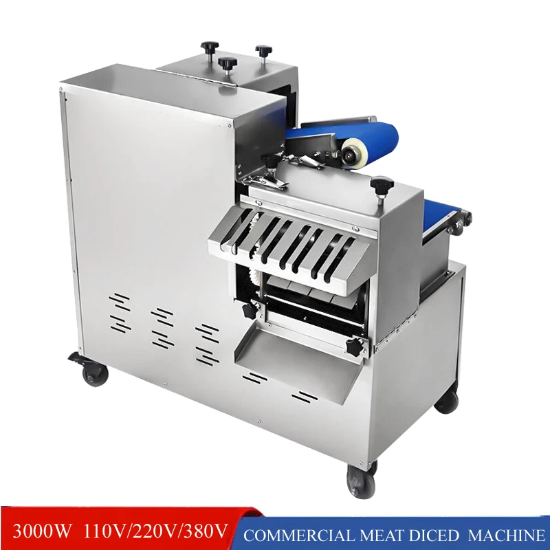 

Commercial Dicing Machine Full-Automatic Meat Cutting And Dicing Machine High Power Electric Slice Shredder