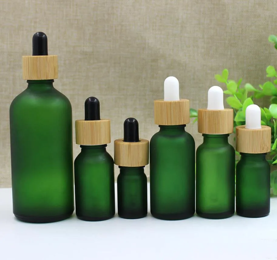 

5ml10ml15ml20ml30ml50ml100ml frosted glass bottle dropper lid essential oil sample toner moisture lotion emulsion skin packing