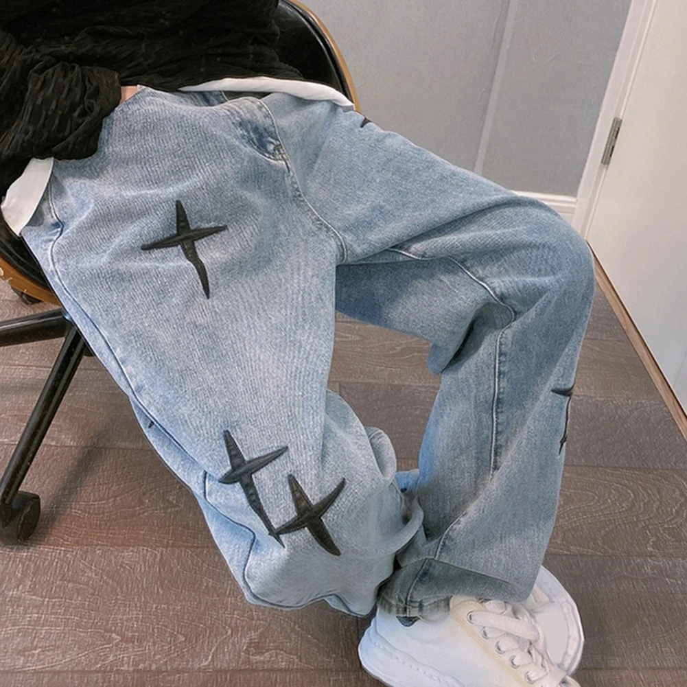 Trousers Pants Club Daily Holiday Wide Leg Pants Fitting Korean Loose Men Prints Jeans Straight Tube Streetwear
Trousers Pants Club Daily Holiday Wide Leg Pants Fitting Korean Loose Men Prints Jeans Straight Tube Streetwear