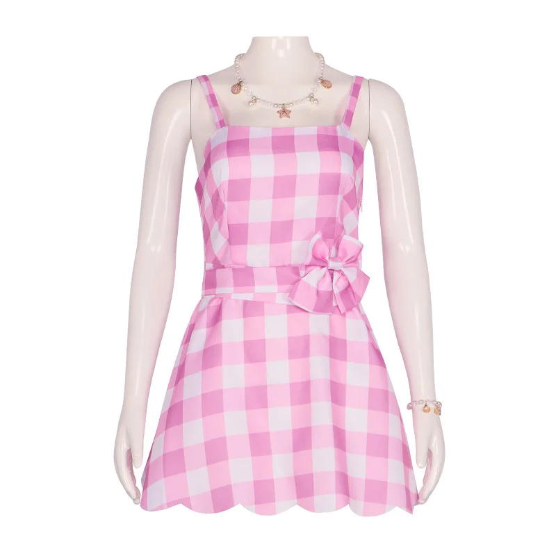 Hot Movie Pink Princess Dresses Cosplay Vintage Plaid Skirt Halloween Girls Carnival Party Outfits Accessories Novelty Costumes
Hot Movie Pink Princess Dresses Cosplay Vintage Plaid Skirt Halloween Girls Carnival Party Outfits Accessories Novelty Costumes
