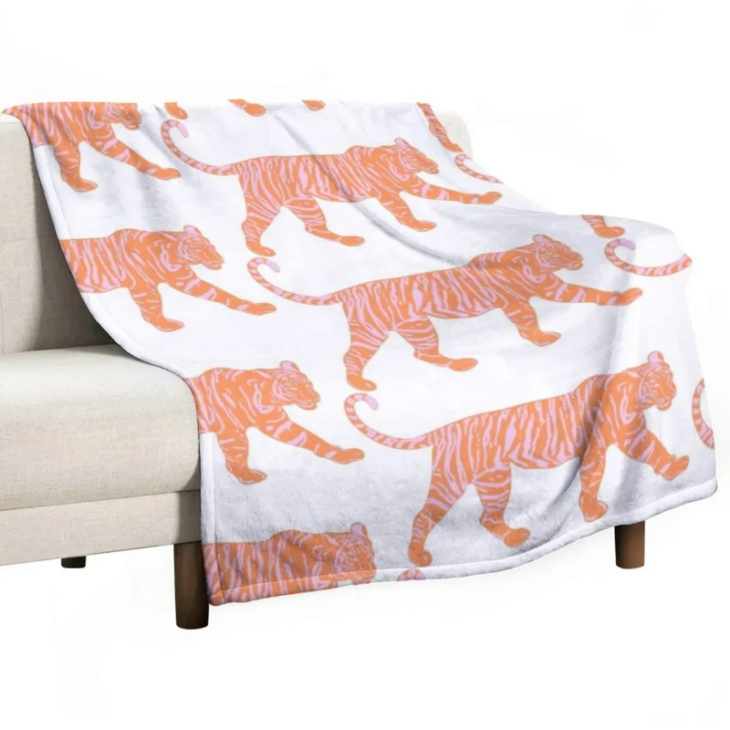 Orange and Pink Tiger Throw Blanket Heavy Blanket Blankets For Sofas Luxury Blanket
Orange and Pink Tiger Throw Blanket Heavy Blanket Blankets For Sofas Luxury Blanket