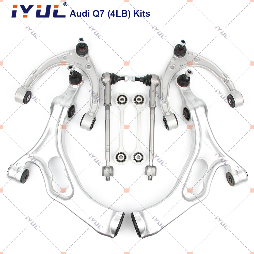 IYUL Suspension Control Arm Ball Joint Stabilizer Link Tie Rod Kits For Audi Q7 4LB SUV 2006-2016 7P0407152E
IYUL Suspension Control Arm Ball Joint Stabilizer Link Tie Rod Kits For Audi Q7 4LB SUV 2006-2016 7P0407152E