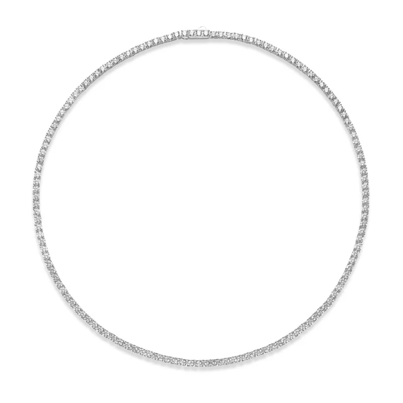 CUMEE Tennis nacklace 925 пробы Серебряная 3 мм кубическая циркониевая цепь с круглой огранкой
CUMEE Tennis nacklace 925 пробы Серебряная 3 мм кубическая циркониевая цепь с круглой огранкой