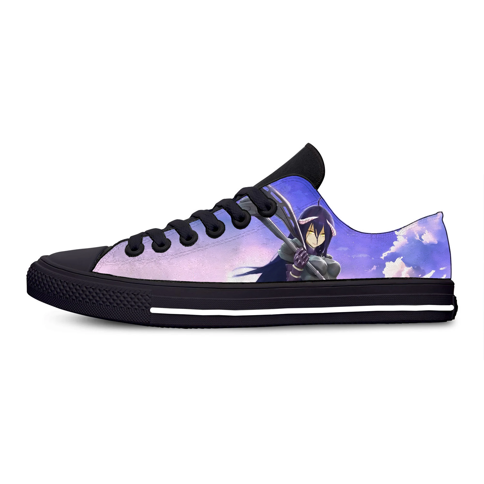 Japanese Anime Manga OVERLORD Albedo Cute Fashion Casual Cloth Shoes Low Top Lightweight Breathable 3D Print Men Women Sneakers
Japanese Anime Manga OVERLORD Albedo Cute Fashion Casual Cloth Shoes Low Top Lightweight Breathable 3D Print Men Women Sneakers