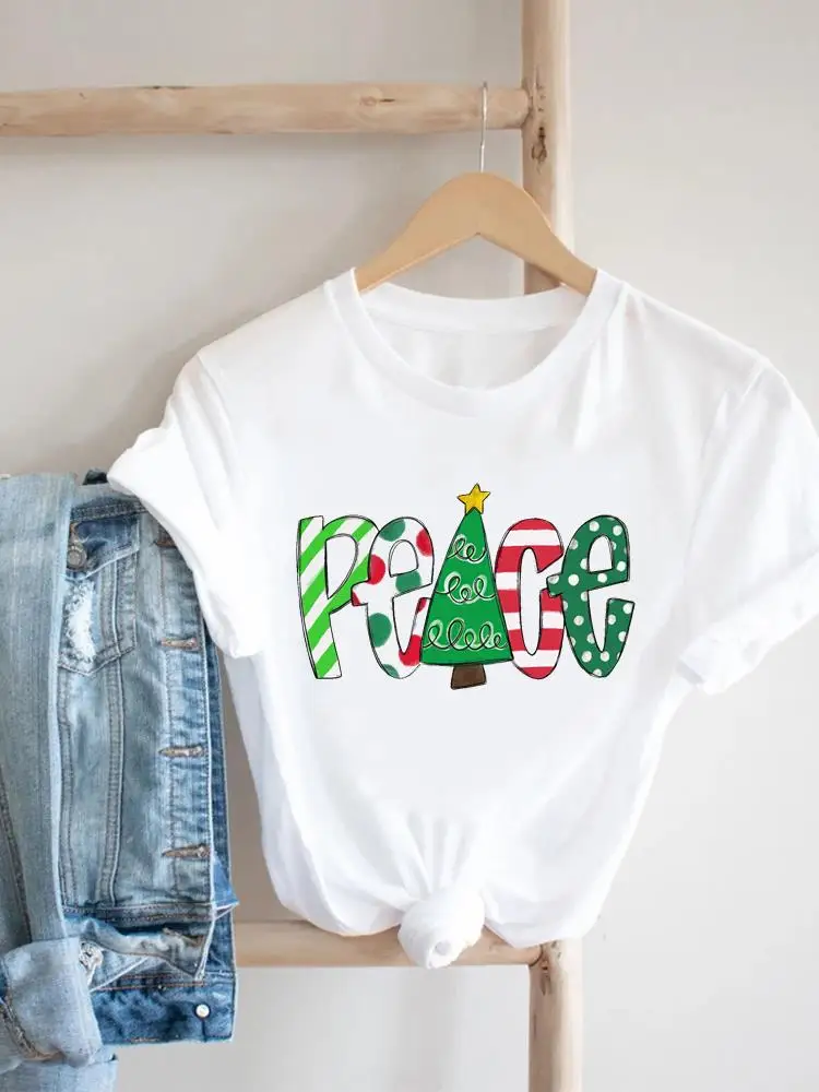 Graphic T Shirt Print T-shirt Top Fashion Clothing New Year Cartoon Merry Christmas Women Holiday Female Short Sleeve Tee
Graphic T Shirt Print T-shirt Top Fashion Clothing New Year Cartoon Merry Christmas Women Holiday Female Short Sleeve Tee