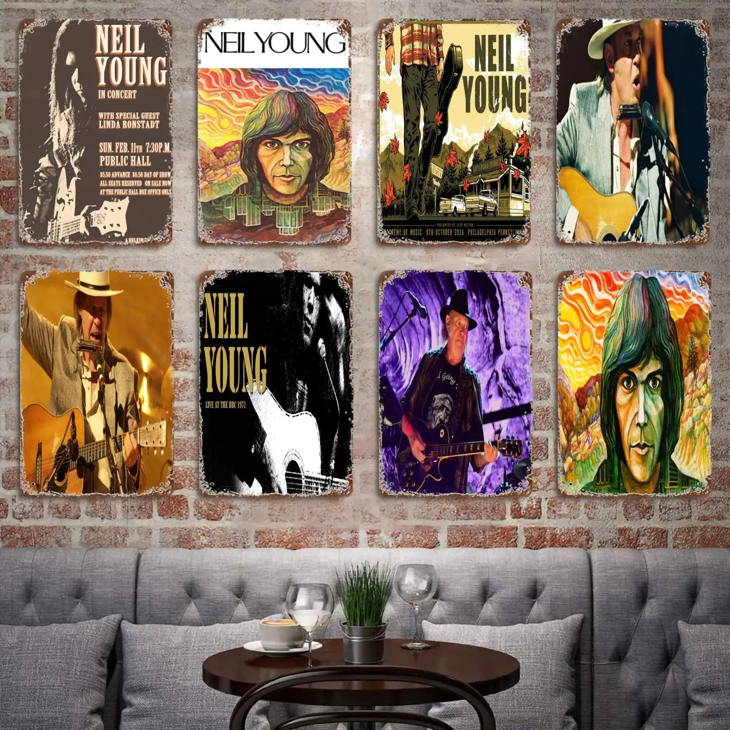 Neil Young Band metal Decor Poster Vintage Tin Sign Metal Sign Decorative Plaque for Pub Bar Man Cave Club Wall Decoration
Neil Young Band metal Decor Poster Vintage Tin Sign Metal Sign Decorative Plaque for Pub Bar Man Cave Club Wall Decoration